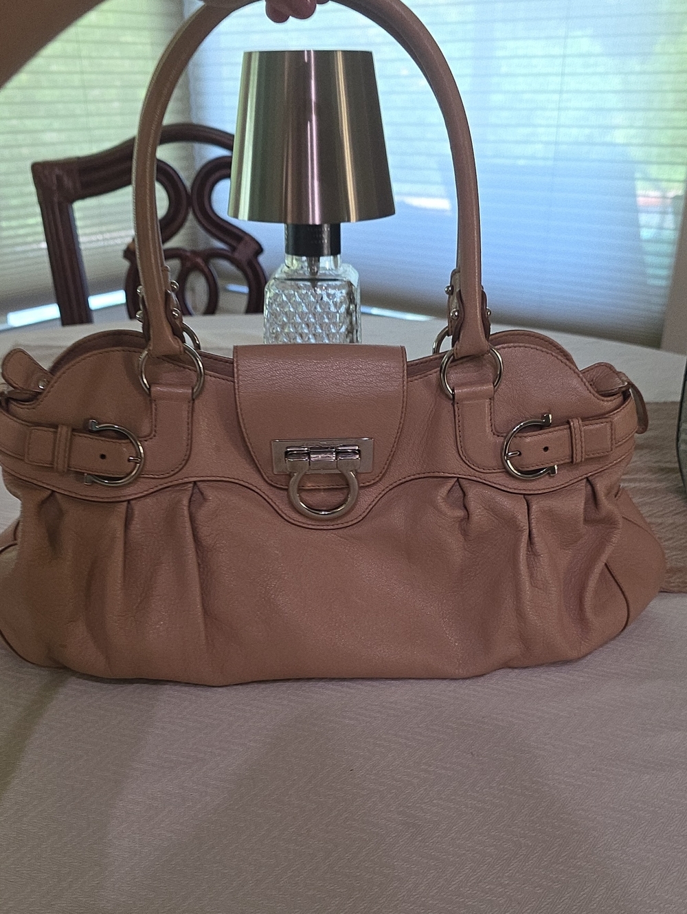 Salvatore Ferragamo Leather Shoulder Bag